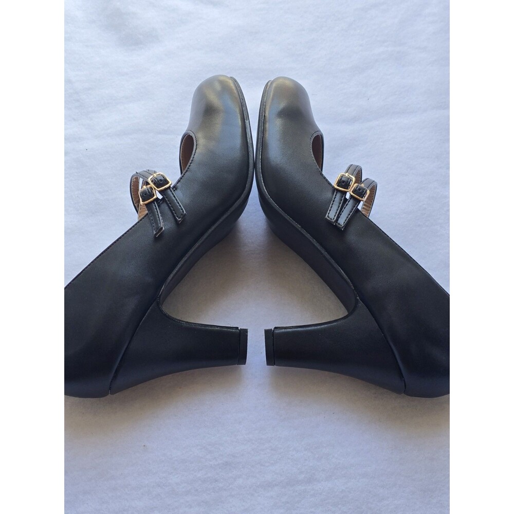 Journee Collection Womens Black Windy Mary Jane Pumps Size 9 - Picture 7 of 14
